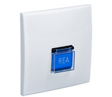 ZESTAW - Panel z przyciskiem niebieskim REA