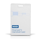 Karta zbliżeniowa HID ProxCard II (Clamshell). (H10301 26-bitowy format Wiegand). Przednie wykończenie - biały niedrukowalny PVC z połyskiem, tył - profilowana podstawa z logo HID. Sekwencyjne dopasowywanie numeracji kart wewnętrznych / zewnętrznych (atra