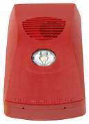 Adresowalny, ścienny sygnalizator akustyczny z VAD, czerwony, P80AVR