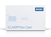 HID iCLASS 32K (16K2 + 16K1) Zbliżeniowa kompozytowa karta inteligentna w połączeniu z kartą ISOProx II. zwykła biała PVC z sekwencyjnie dopasowywaną numeracją kart wewnętrznych / zewnętrznych (druk atramentowy). Bez otworu. Zamówienia w wielokrotnościach