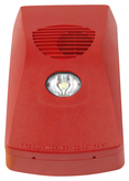 Adresowalny, ścienny sygnalizator akustyczny z VAD IP, czerwony, P85AVR