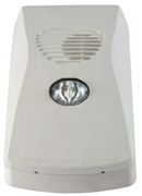 Adresowalny ścienny sygnalizator akustyczny z lampą sygnałową, biały (VID), P80AIW