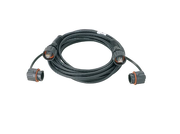 Category 6A IndustrialNet, SFTP Patch Cord with one Plug Cap, 1 meter length.