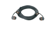 Patch cord constructed of industrial grade shielded Category 5e stranded cable with shielded modular plugs. Includes dust caps, 1 meter.