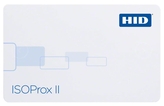Karta zbliżeniowa HID ISOProx II. zwykła biała PVC. Sekwencyjne dopasowywanie numeracji kart wewnętrznych / zewnętrznych (druk atramentowy). Bez otworu. Zamówienia w wielokrotnościach 100. (Przy zamawianiu należy podać informacje dotyczące programowania, 
